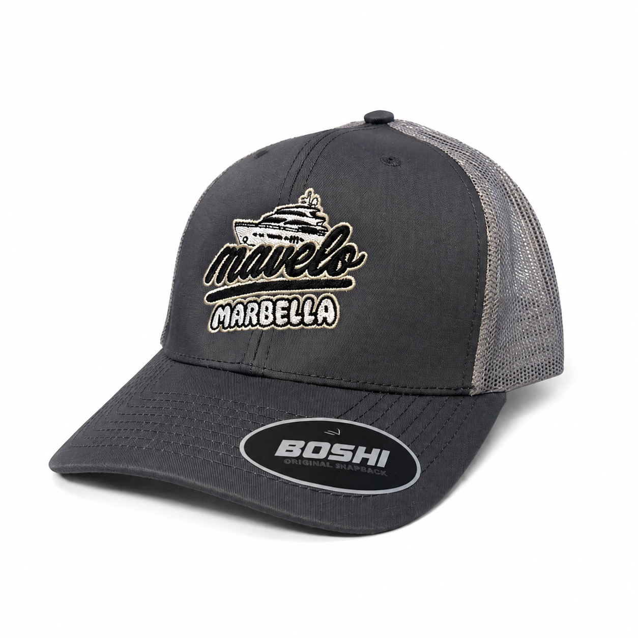 Mavelo Marbella Yacht Club Trucker Cap – Grey