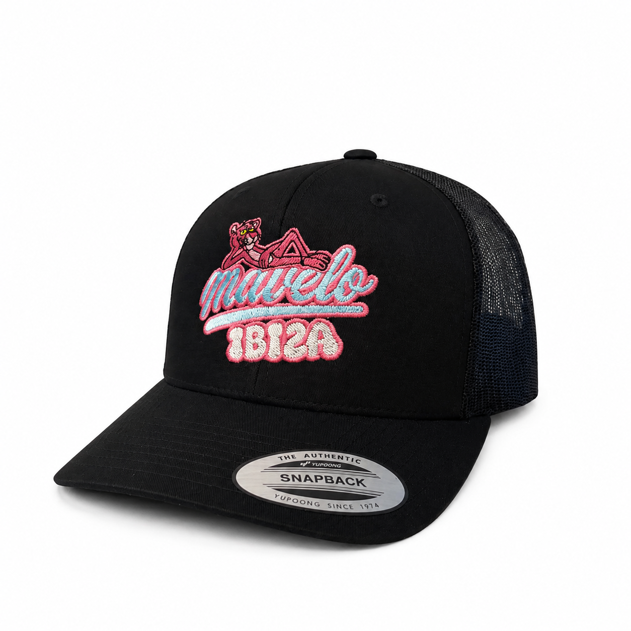 Mavelo Ibiza Nights Trucker Cap - Black