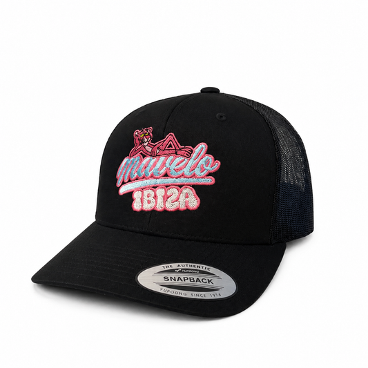 Mavelo Ibiza Nights Trucker Cap - Black