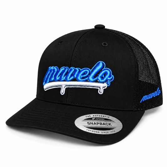 Mavelo Cobalt Trucker Cap - Black