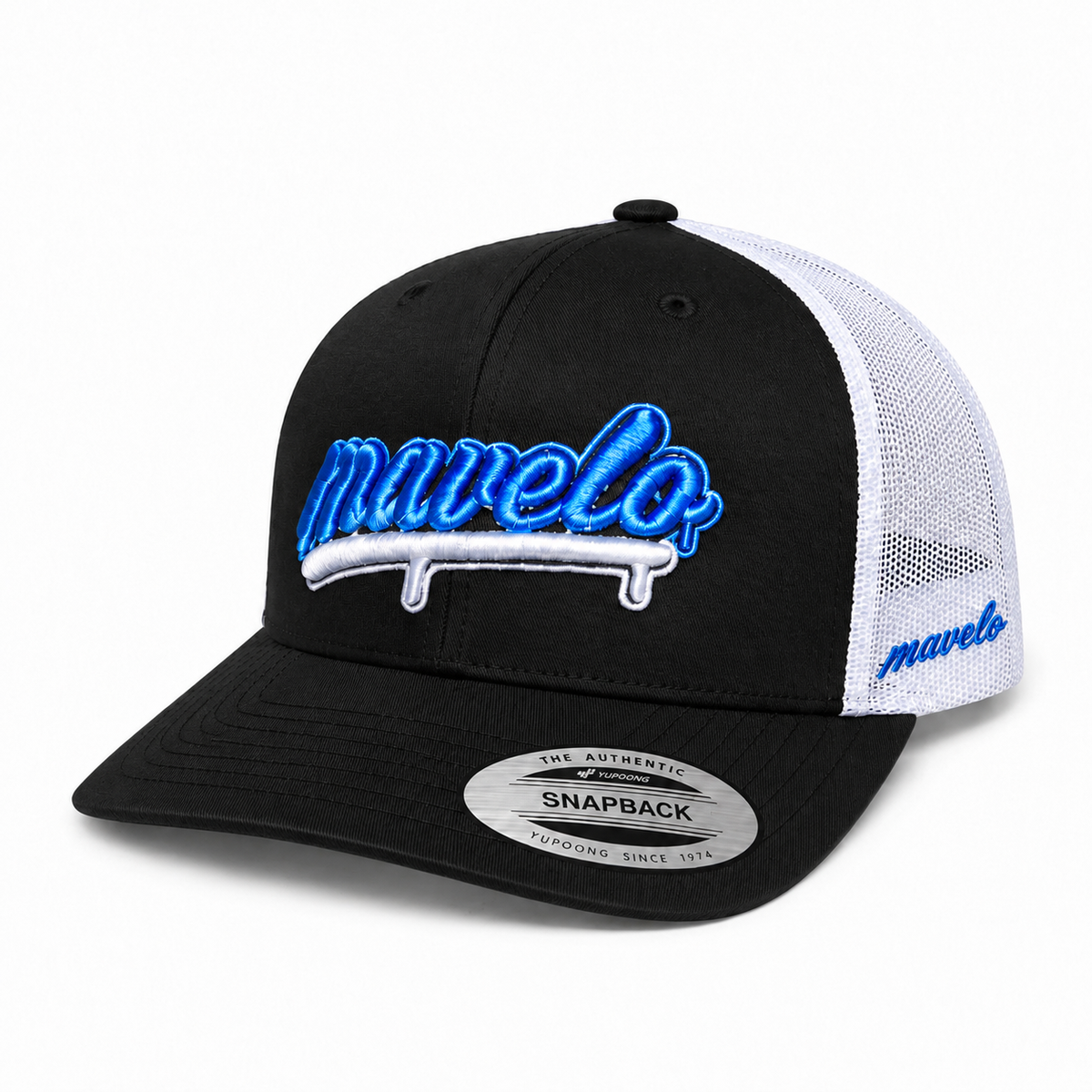 Mavelo Colbalt Trucker Cap - Grey/White